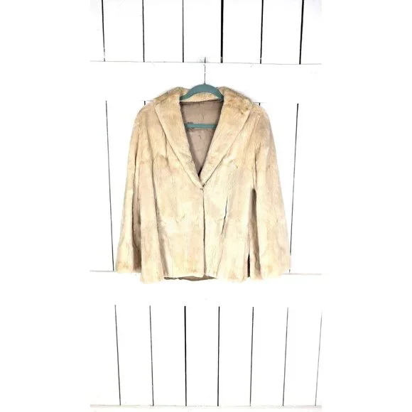 Vintage genuine fur coat jacket - Picture 5 of 6